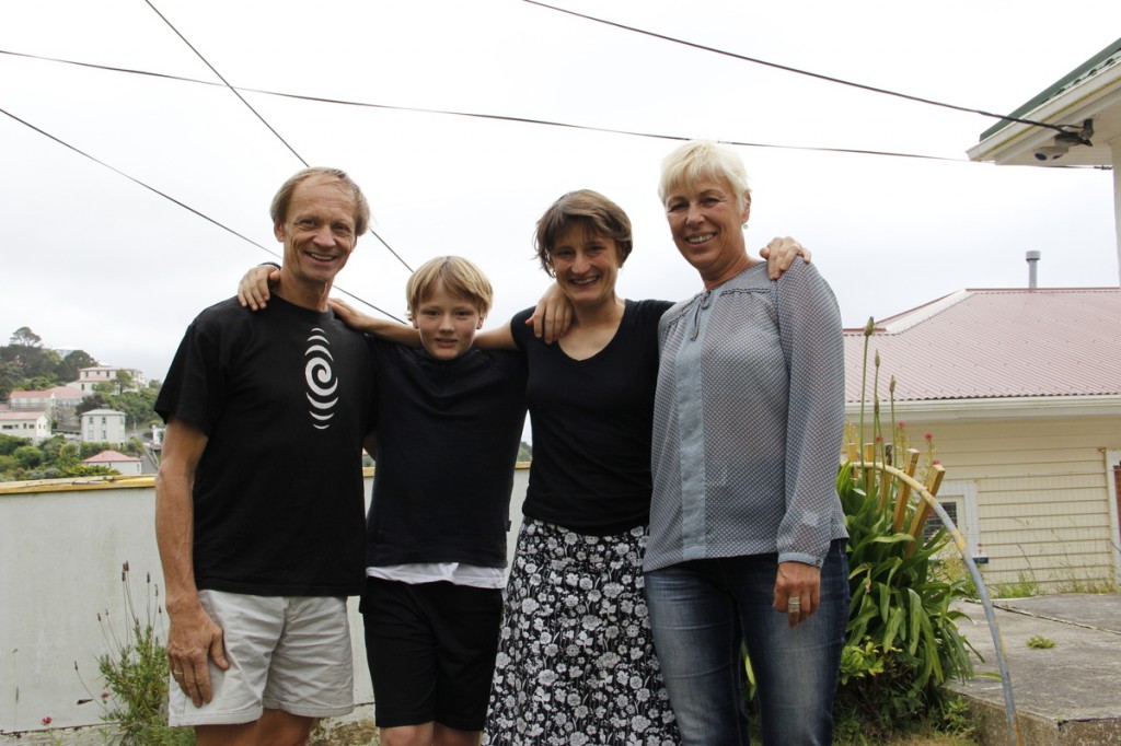 Rolf, Peter, Helene & Claudia beim Goodbye